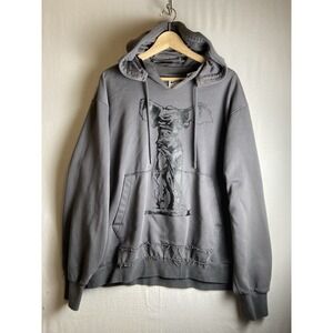 Nike Men's Dri-FIT Standard Issue Premium Basketball Hoodie Gray Size XL